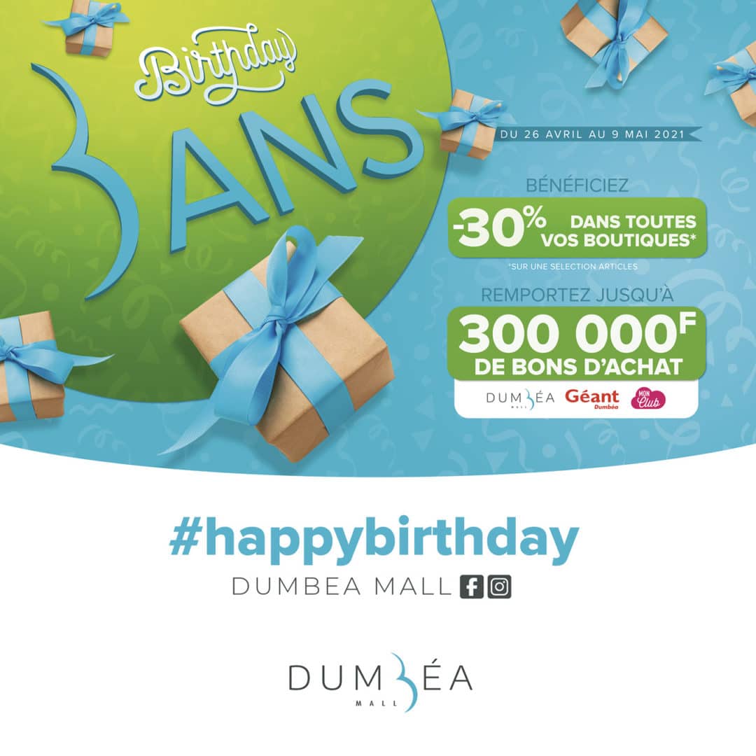 Bon anniversaire Dumbéa Mall !