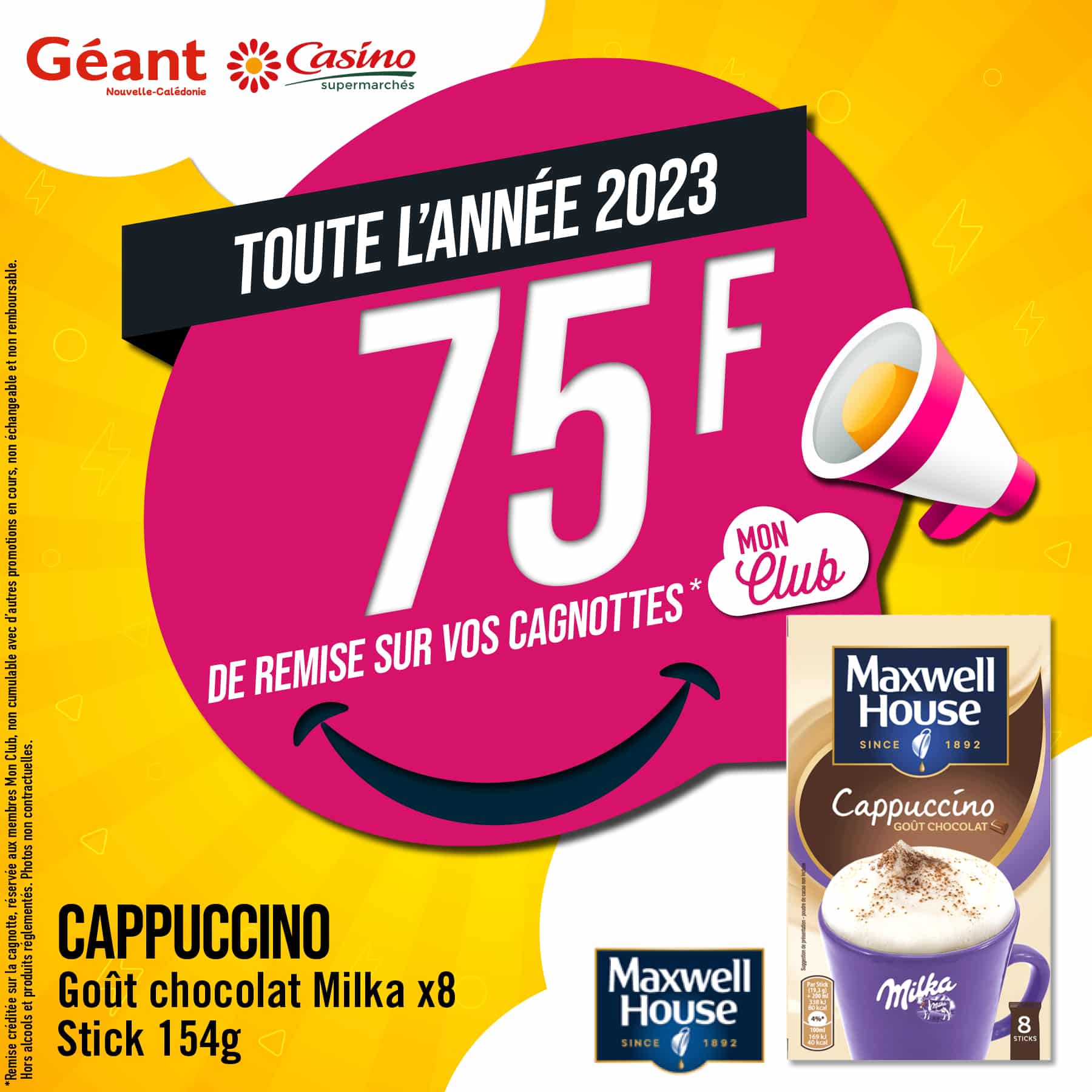 Happy Remises ☕️ Cappuccino Goût chocolat Milka