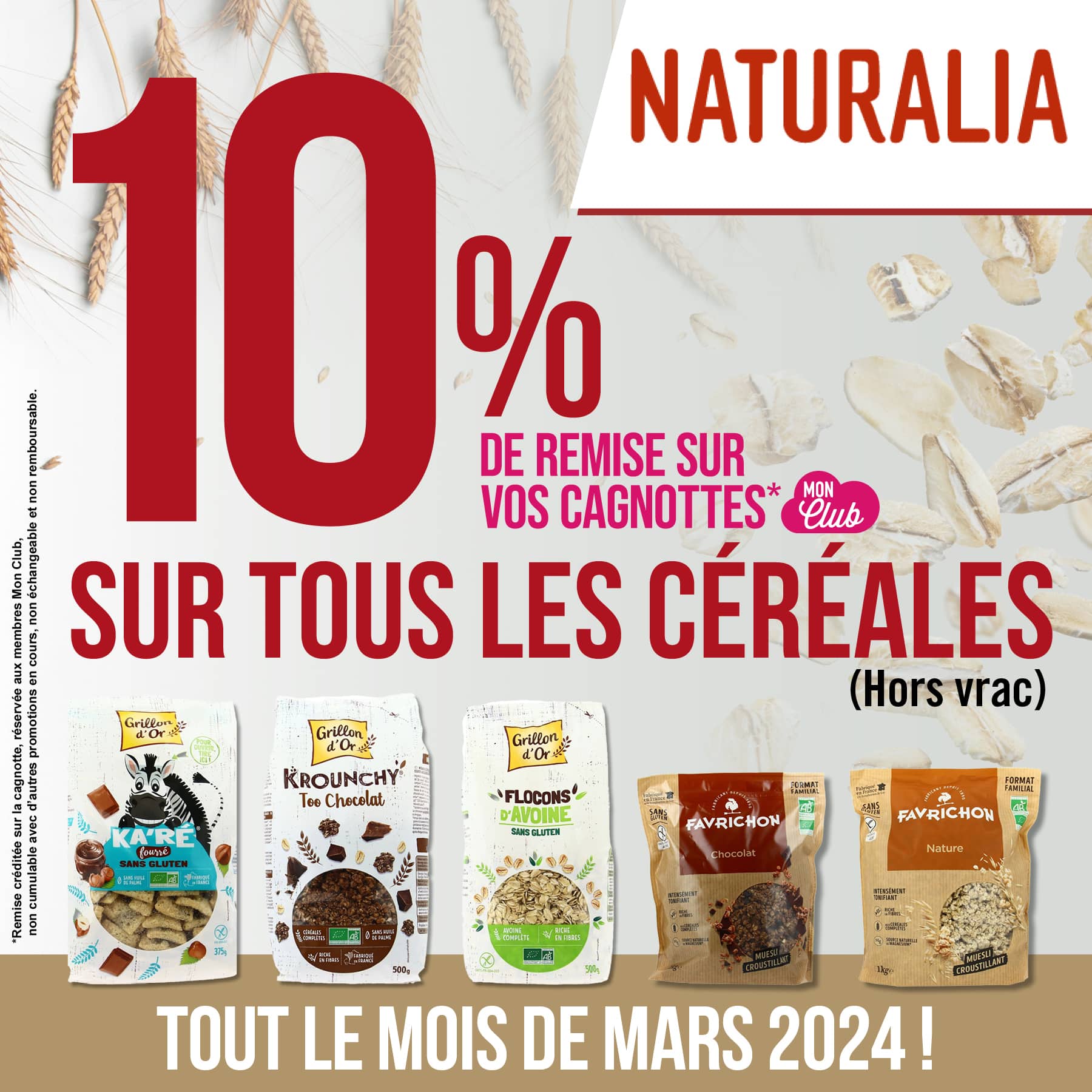 🌾 Offre Naturalia du mois de mars 2024 😋