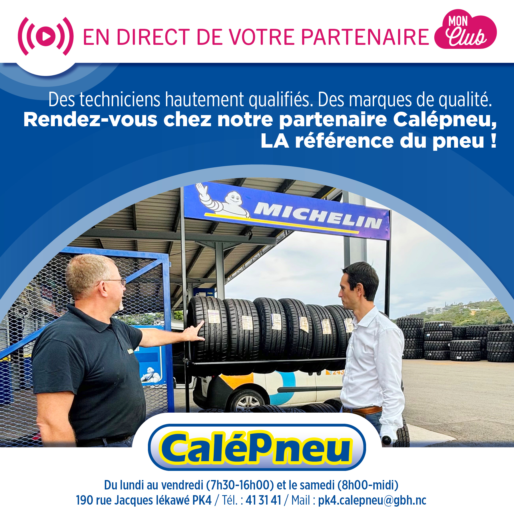 🎥 En direct de Calépneu