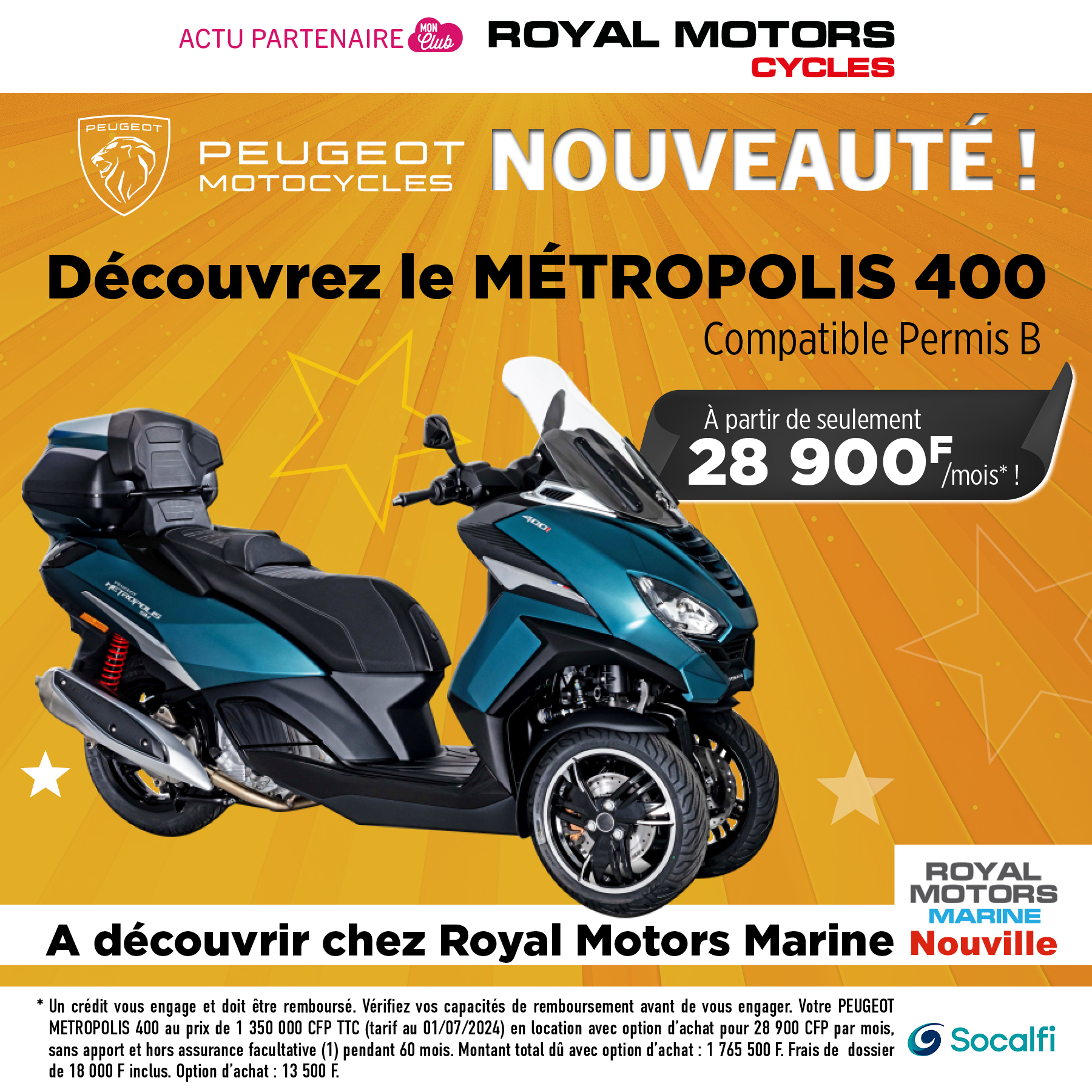 📣 Actu partenaire Royal Motors Cycles