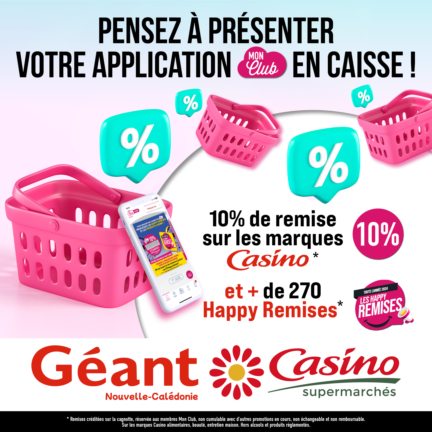 📲 Pensez à présenter votre application en caisse !