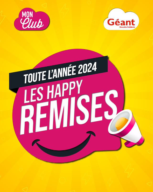 Les HAPPY REMISES toute l’année 2024 chez Casino