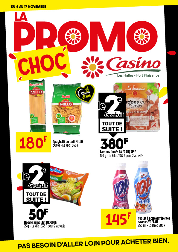 LA PROMO CHOC chez Casino du 4 Novembre au 17 Novembre