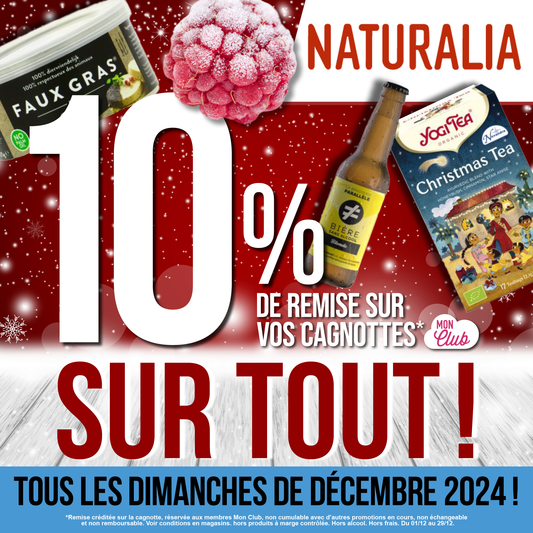 🤩 L’offre Naturalia de décembre 2024