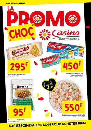 LA PROMO CHOC CHEZ CASINO DU 01 AU 14 SEPTEMBRE 2025