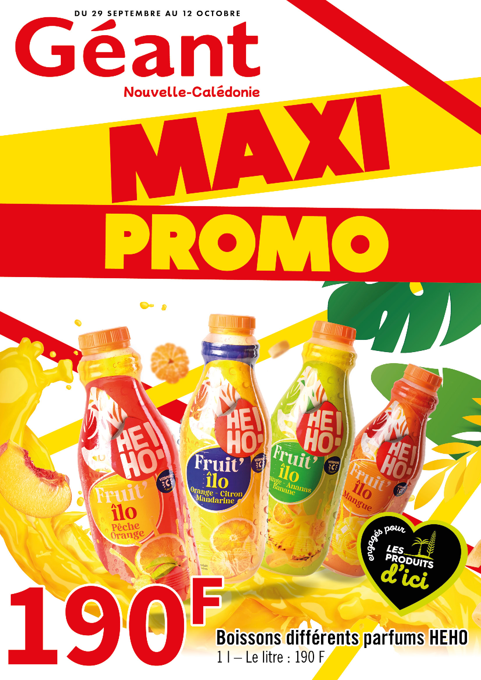 MAXI PROMO 6 CHEZ GEANT DU 29 SEPTEMBRE AU 12 OCTOBRE 2025