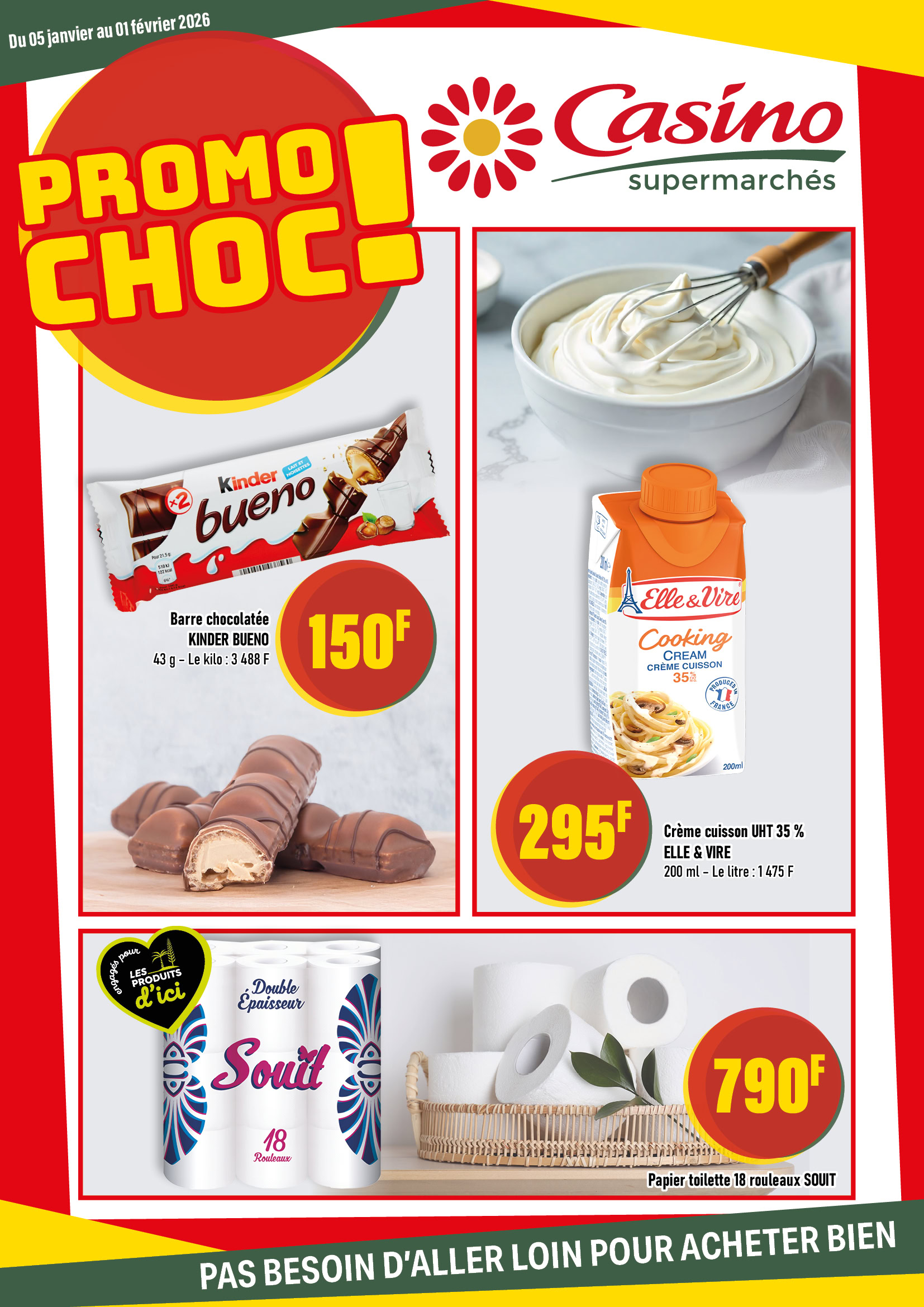 PROMO CHOC CHEZ CASINO DU 05 JANVIER AU 01 FEVRIER 2026